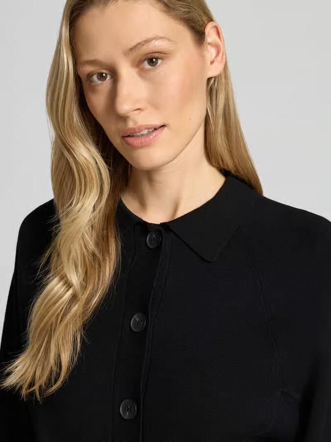 Someday. Cardigan van viscosemix met omgeslagen kraag model 'Turea' - Foto 2