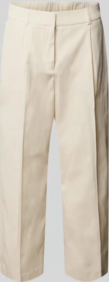 Someday. Cropped broek met vouwplooien model 'Cisan Flow' - Foto 2