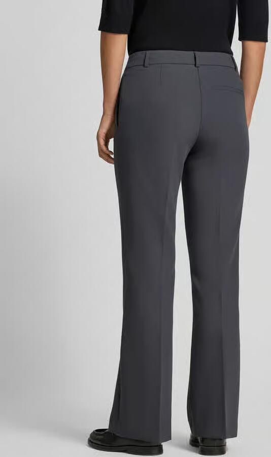 Someday. Flared cut broek met persplooien model 'Cleona classic'