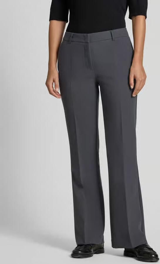 Someday. Flared cut broek met persplooien model 'Cleona classic' - Foto 2