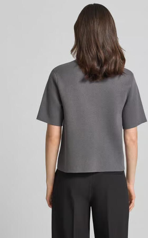 Someday. Gebreid shirt met polokraag model 'Tipolo'