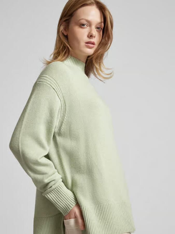 Someday. Gebreide pullover met opstaande kraag model 'Tahila'