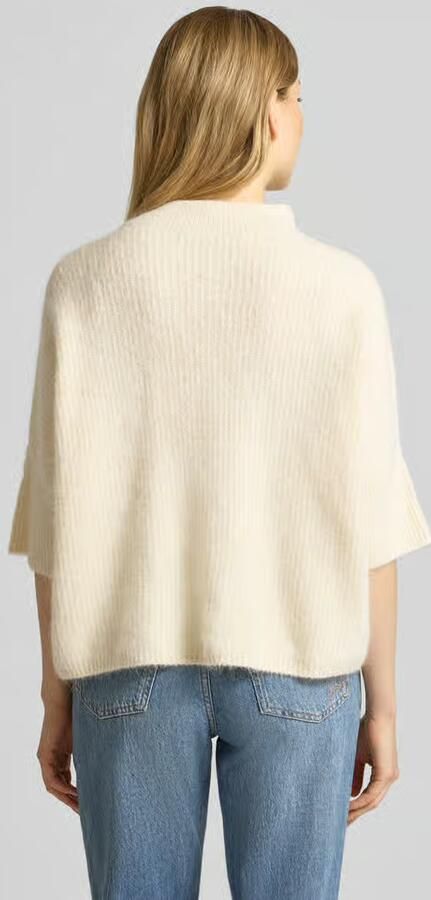 Someday. Gebreide pullover van alpacamix met opstaande kraag model 'Talene'