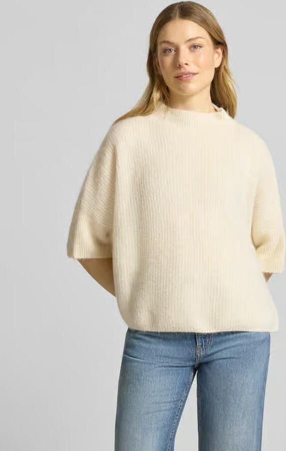 Someday. Gebreide pullover van alpacamix met opstaande kraag model 'Talene' - Foto 2