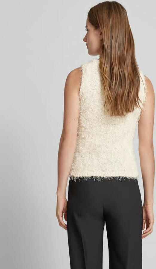 Someday. Gebreide top met franjes model 'Taulini' - Foto 3