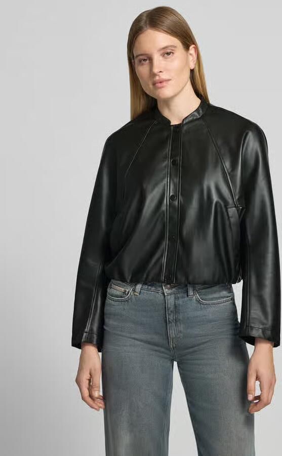 Someday. Jas in lederlook met opstaande kraag model 'Nairi' - Foto 3