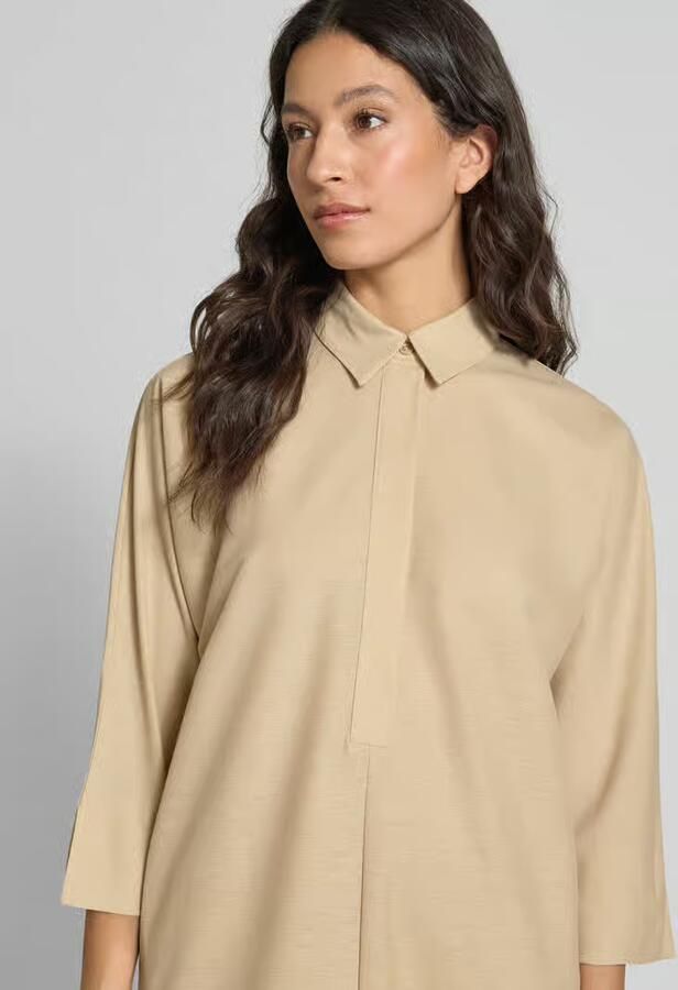 Someday. Knielange jurk met platte kraag model 'Quirve'