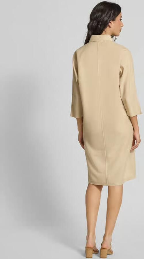 Someday. Knielange jurk met platte kraag model 'Quirve'