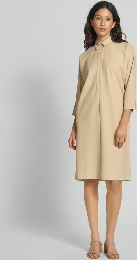 Someday. Knielange jurk met platte kraag model 'Quirve' - Foto 3