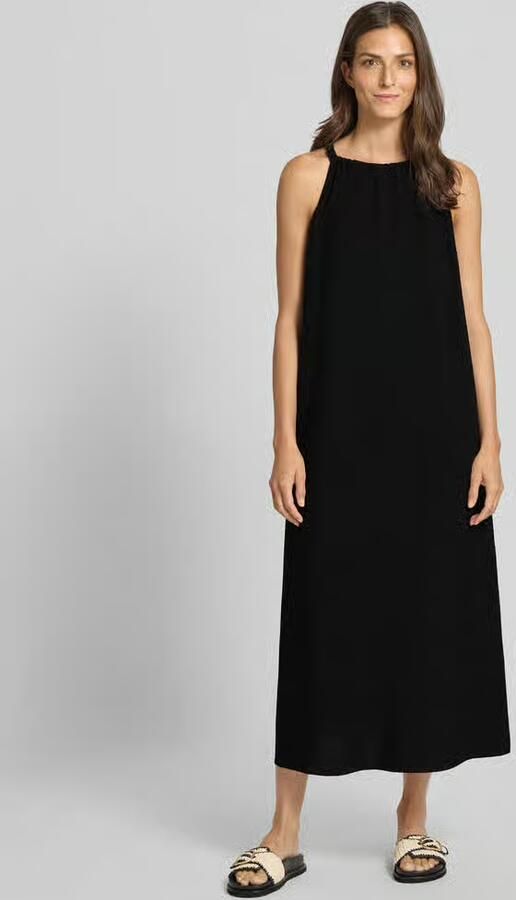 Someday. Maxi-jurk van een mix van viscose en linnen model 'Quise' - Foto 2