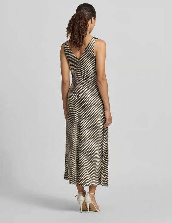 Someday. midi-jurk met V-hals model 'Qova wave' - Foto 3