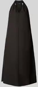 Someday. midi-jurk van viscosemix met halter model 'Qudia'