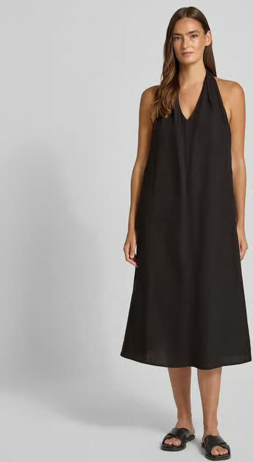 Someday. midi-jurk van viscosemix met halter model 'Qudia' - Foto 3