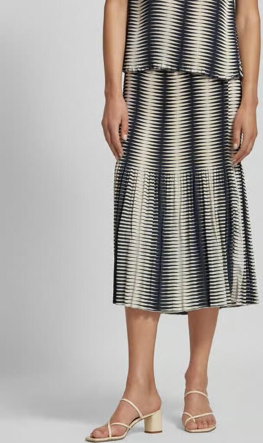 Someday. Midirok met plissévouwen model 'Onora' - Foto 2