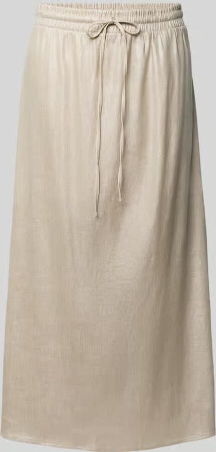 Someday. Midirok van linnenmix met elastische band model 'Oflow' - Foto 4