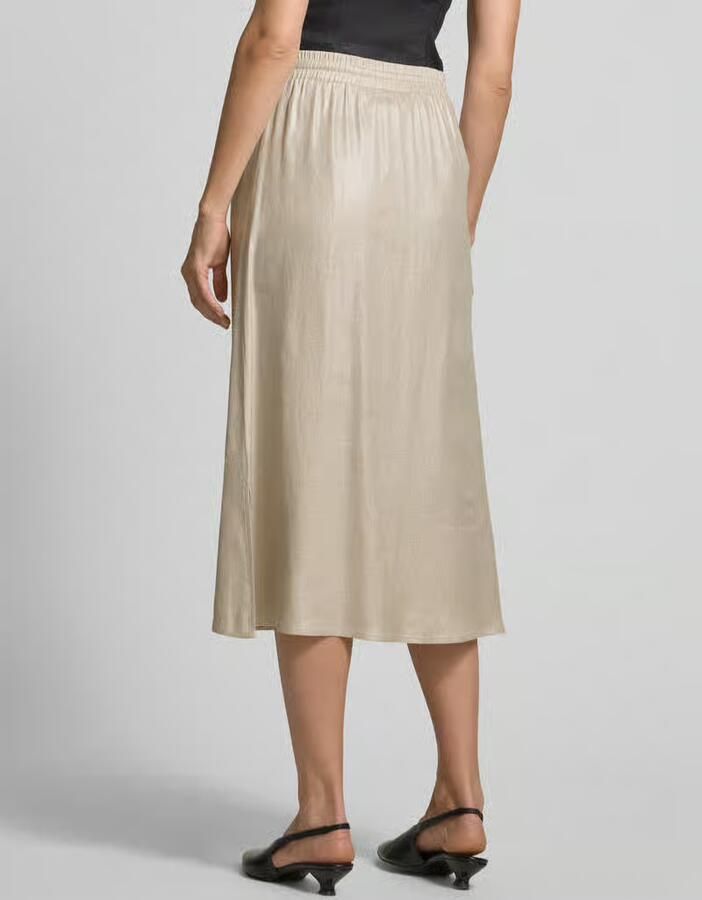 Someday. Midirok van linnenmix met elastische band model 'Oflow'