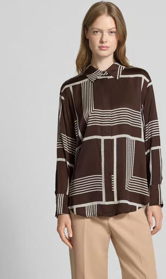 Someday. Overhemdblouse met blinde knoopsluiting model 'Zisi' - Foto 2
