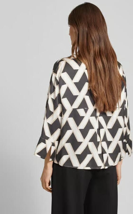 Someday. Overhemdblouse met blinde knoopsluiting model 'Zitano'