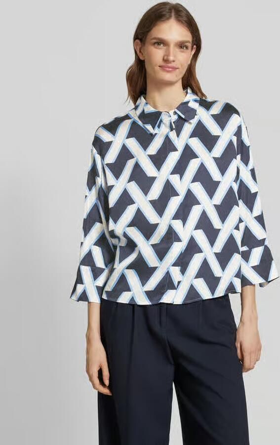 Someday. Overhemdblouse met blinde knoopsluiting model 'Zitano' - Foto 2