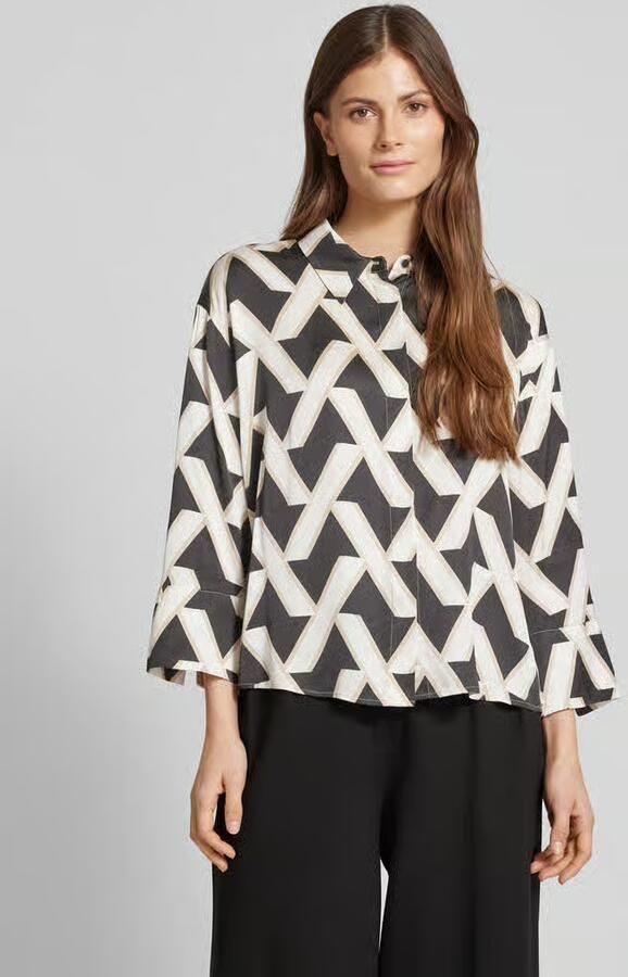 Someday. Overhemdblouse met blinde knoopsluiting model 'Zitano' - Foto 2
