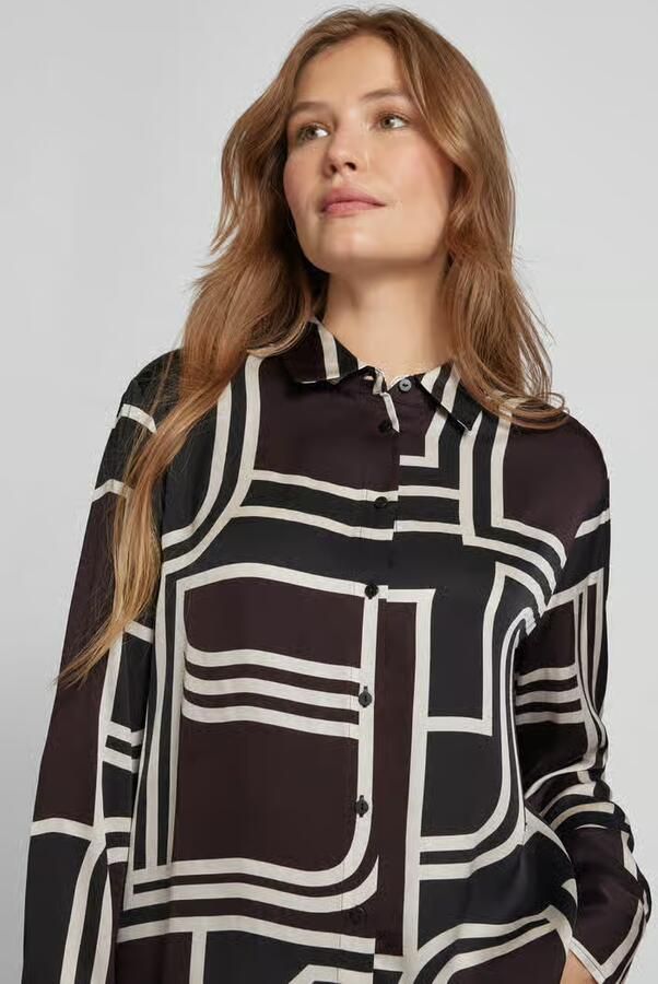Someday. Overhemdblouse met knoopsluiting model 'Zirvea'