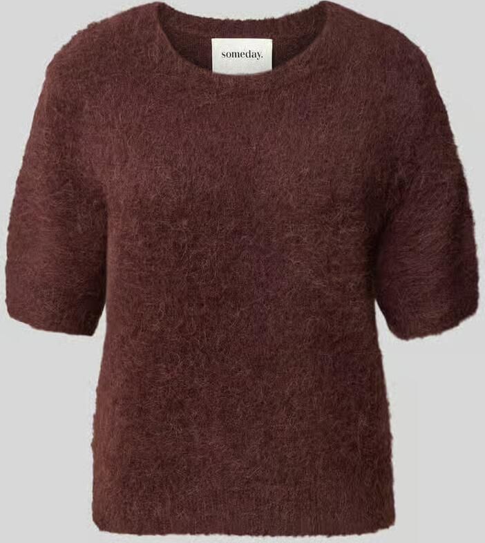 Someday. Pullover van alpacamix met ronde hals model 'Tirina'