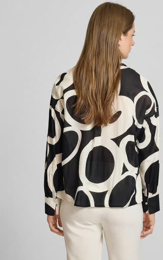 Someday. Regular fit blouse in all-over look model 'Zirveli'