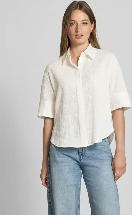 Someday. Regular fit blouse met blinde knoopsluiting model 'Zubliana' - Foto 2