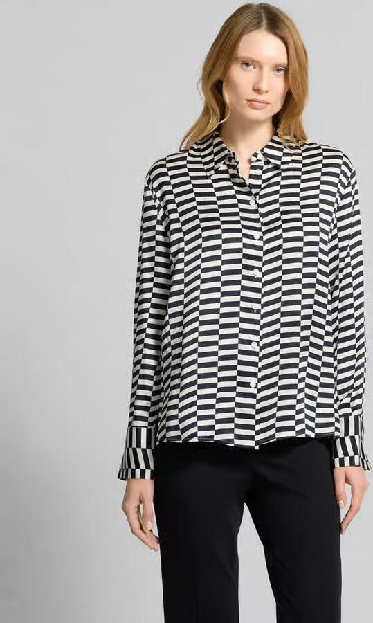 Someday. Regular fit blouse met doorknoopsluiting model 'Zphere' - Foto 2