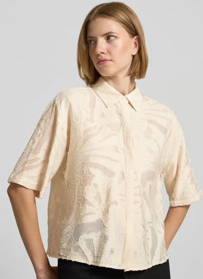 Someday. regular fit blouse van viscosemix model 'Zlowera' - Foto 2