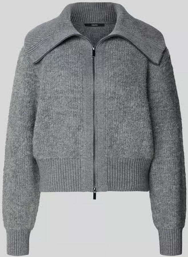 Someday. regular fit gebreid jack met tweewegritssluiting model 'Teski'