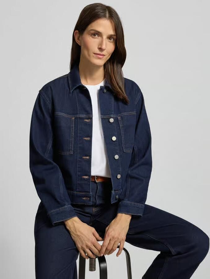 Someday Regular fit jeansjack met borstzakken model 'Nusilia' - Foto 2