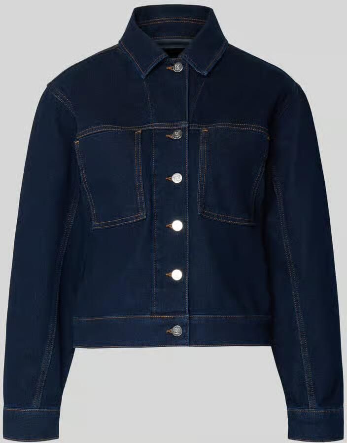 Someday Regular fit jeansjack met borstzakken model 'Nusilia'