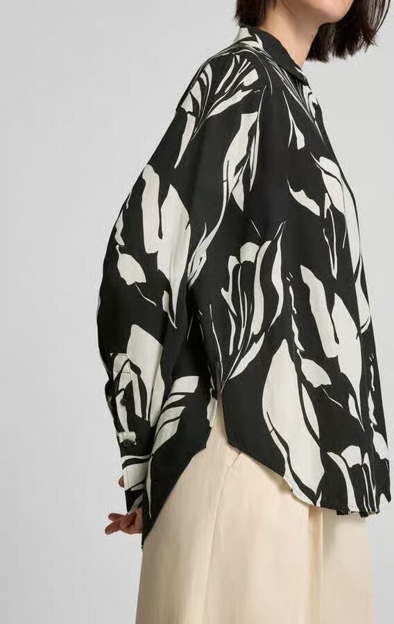 Someday. Regular fit overhemdblouse met manchetten model 'Zerlian'