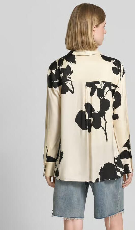 Someday. regular fit overhemdblouse van pure viscose model 'Zeoul' - Foto 3