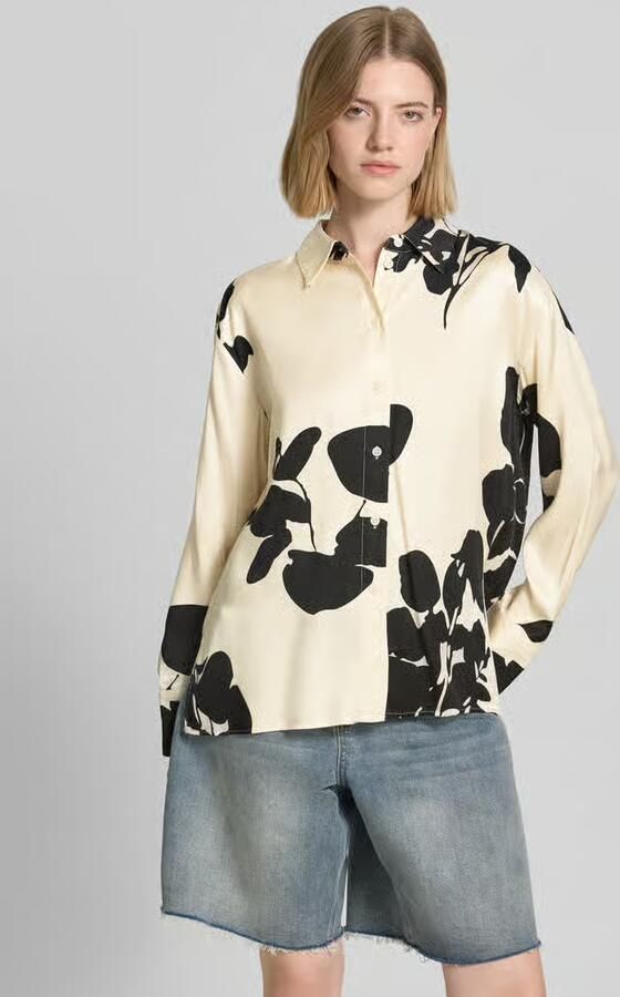 Someday. regular fit overhemdblouse van pure viscose model 'Zeoul' - Foto 2