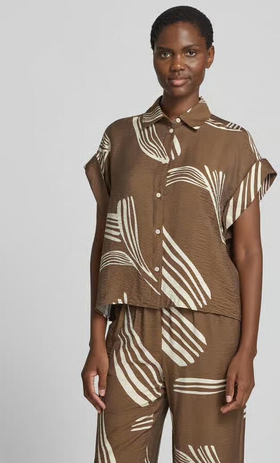 Someday. regular fit overhemdblouse van viscosemix model 'Zelyna' - Foto 3