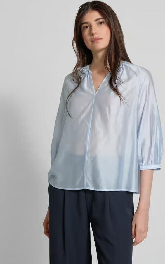 Someday. Relaxed fit blouse met 3 4-mouwen model 'Zamudra' - Foto 4
