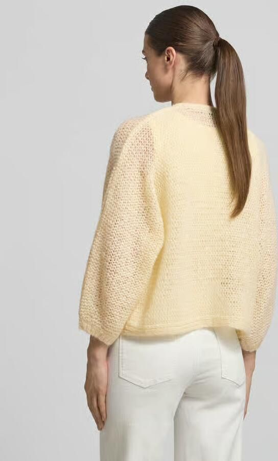 Someday. relaxed fit cardigan met mix met baby-alpaca model 'Tulea'