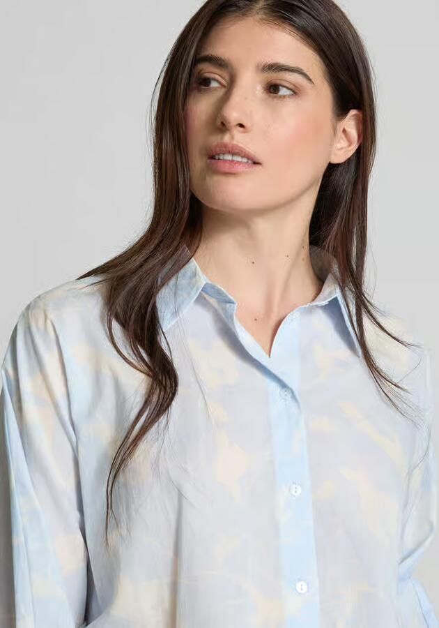 Someday. Relaxed fit overhemdblouse met doorknoopsluiting