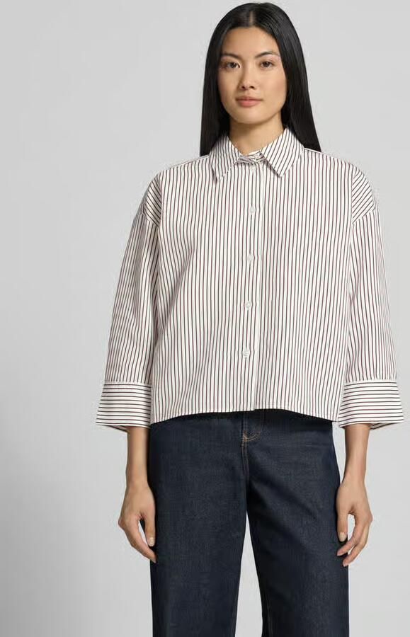 Someday. relaxed fit overhemdblouse van viscosemix model 'Zaskia' - Foto 2
