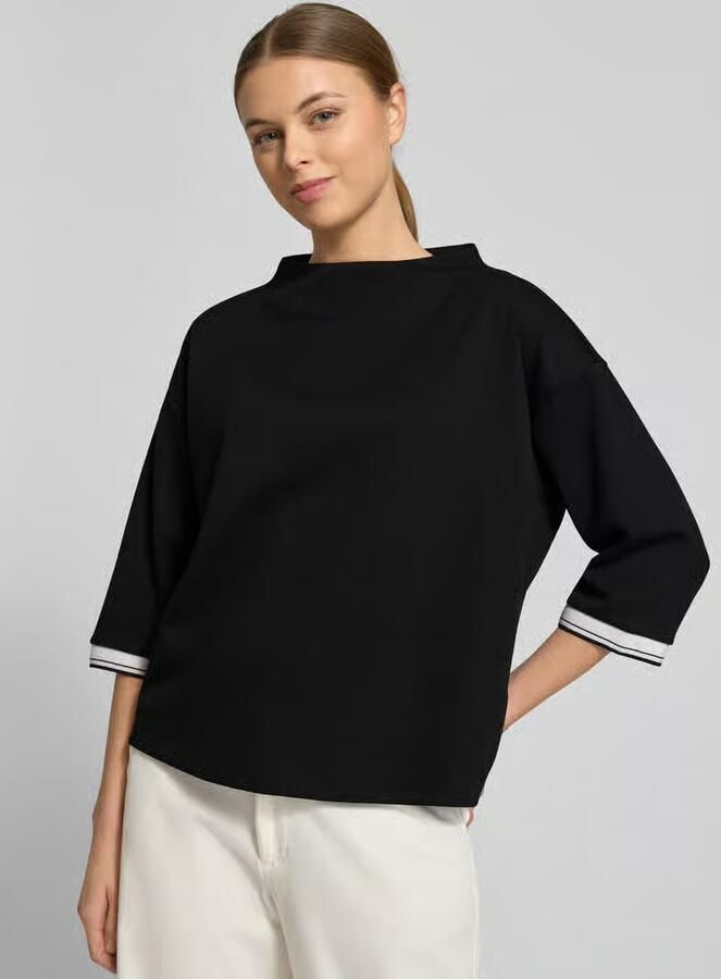 Someday. Relaxed fit shirt met lange mouwen met viscose Met viscose Model 'Utalba'