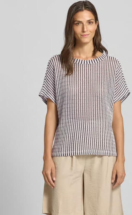 Someday. Relaxed fit T-shirt in gebreide look model 'Umila' - Foto 2