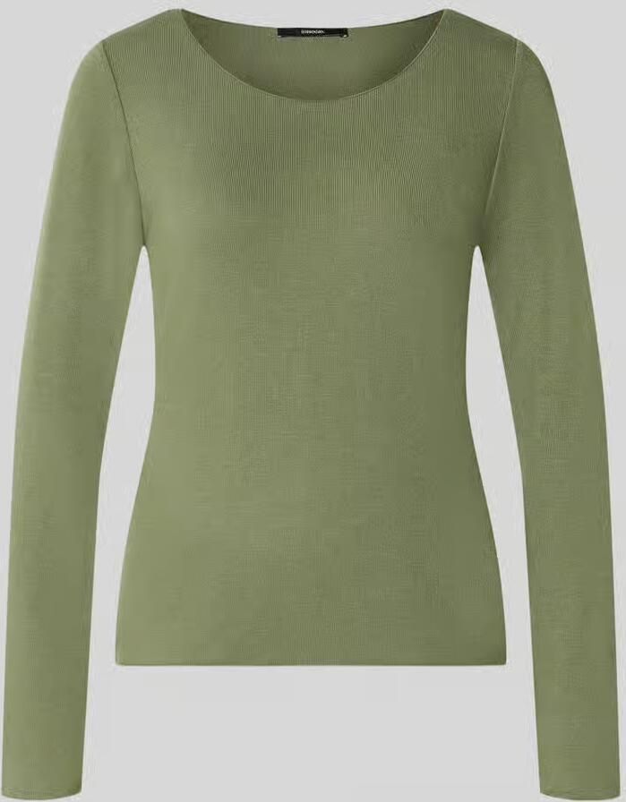 Someday. Slim fit shirt met lange mouwen van viscosemix model 'Kirosa'