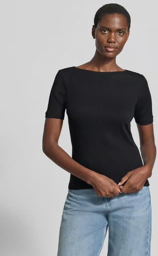 Someday. slim fit T-shirt met structuurpatroon model 'Klenja' - Foto 2