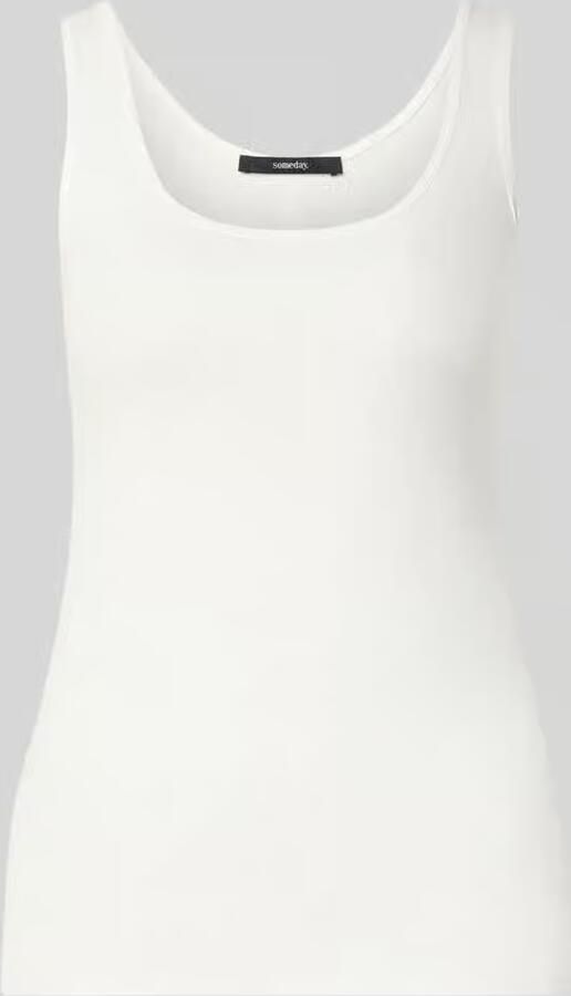 Someday. Slim fit top met wol model 'KÄTHI'