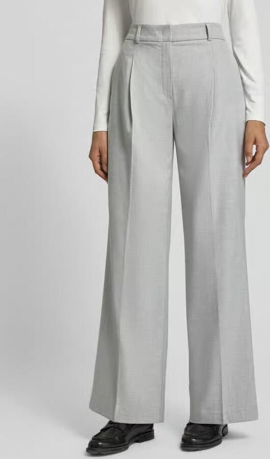 Someday. Stoffen broek met bandplooien model 'Catsby' - Foto 2