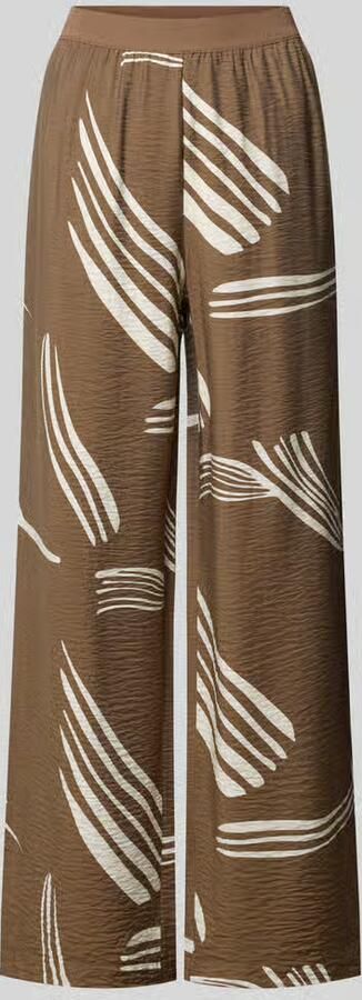 Someday. Stoffen broek van viscosemix model 'Cevil leaf' - Foto 2