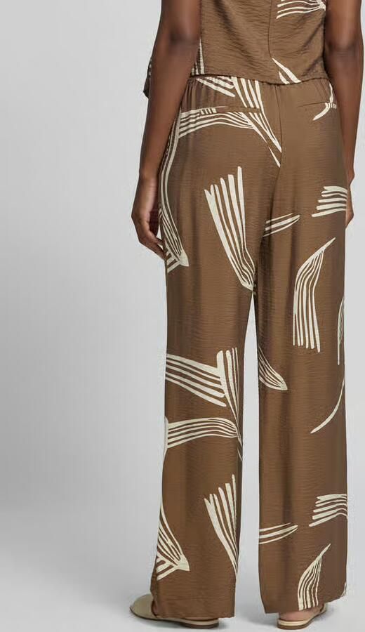 Someday. Stoffen broek van viscosemix model 'Cevil leaf' - Foto 2