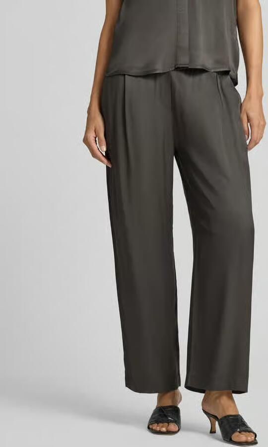 Someday. straight fit stoffen broek van pure viscose model 'Cisilia' - Foto 2